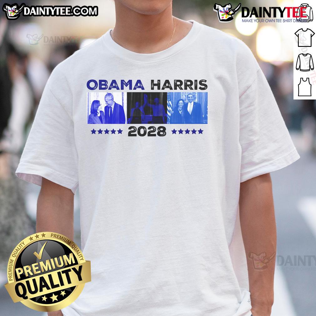 Hot Obama Harris 2028 T Shirt Hot Obama Harris 2028 T-Shirt featuring bold graphics of Obama and Harris, perfect for political supporters and enthusiasts.