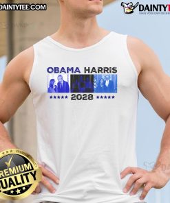 Alt Text: Hot Obama Harris 2028 tank top featuring vibrant graphics, ideal for rallies and summer events supporting the campaign.
