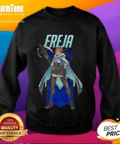 Stylish Hot Overwatch 2 Freja Sweatshirt featuring vibrant graphics and a comfortable fit, perfect for gamers.