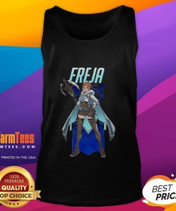 Stylish Hot Overwatch 2 Freja tank top featuring vibrant design, perfect for gaming fans and summer wear.