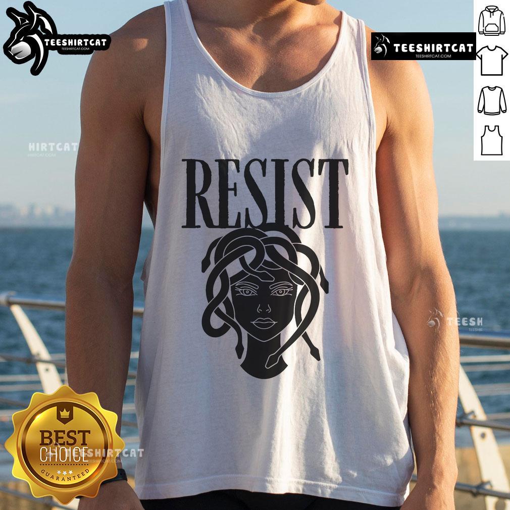 Hot Resist Medusa Women Rights Feminist Rage Tank Top Hot Resist Medusa Women's Rights Feminist Rage Tank Top featuring a bold graphic design promoting gender equality.