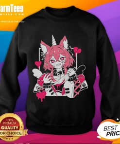Hot Textilgremlin Laphipi Vtuber anime sweatshirt featuring vibrant graphics and a cozy design, perfect for fans.