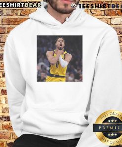 Hot Tyrese Haliburton Choke Emote Hoodie featuring a vibrant graphic design and stylish fit for basketball fans.