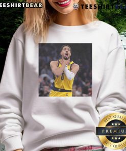 Hot Tyrese Haliburton Choke Emote Sweatshirt featuring vibrant graphics and a cozy fit for fans of basketball apparel.