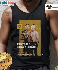 Alt Text: Alexandre Pantoja vs. Kai Kara-France at UFC 317 for the World Flyweight Championship, featuring intense action.