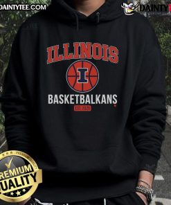 Illinois Basketball Hoodie - Est. 2025, featuring a stylish design perfect for fans and athletes alike.
