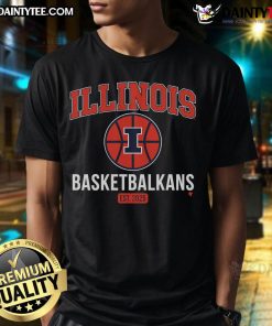 Illinois Basketball Est 2025 T-Shirt featuring bold design and vibrant colors, perfect for fans and players alike.