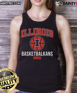 Illinois Basketball Tank Top, Est. 2025, featuring a stylish design for fans and athletes in vibrant colors.