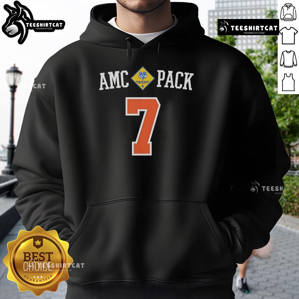 Nice Amc Pack 7 Hoodie Stylish Nice AMC Pack 7 Hoodie in navy blue, showcasing modern design and comfortable fit for casual wear.