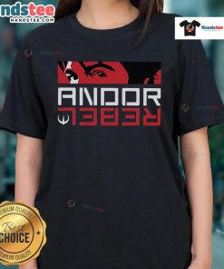 Stylish Nice Andor Rebel Spirit Ladies Tee featuring a bold design perfect for casual outfits and fan apparel.