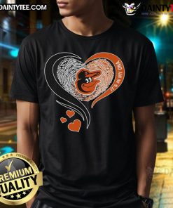 Nice Baltimore Orioles It's In My DNA heart t-shirt design featuring team colors and logo, perfect for Orioles fans.