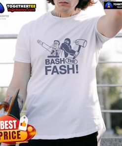 Nice Bash The Fash T-Shirt featuring bold graphic design and vibrant colors for a stylish statement.
