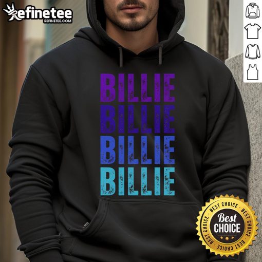Nice Billie hoodie featuring 'I Love Billie' design, perfect for fans of Billie Eilish and cozy fashion.