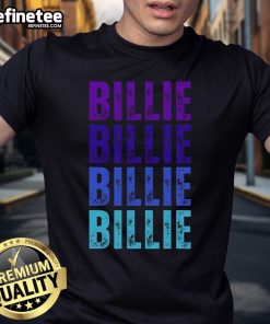 Nice Billie First Name I Love Billie T-Shirt featuring a stylish design, perfect for fans of Billie Eilish.