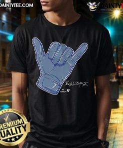 Nice Bobby Witt Jr Hang Loose T-Shirt featuring a vibrant design for baseball fans and casual wear enthusiasts.