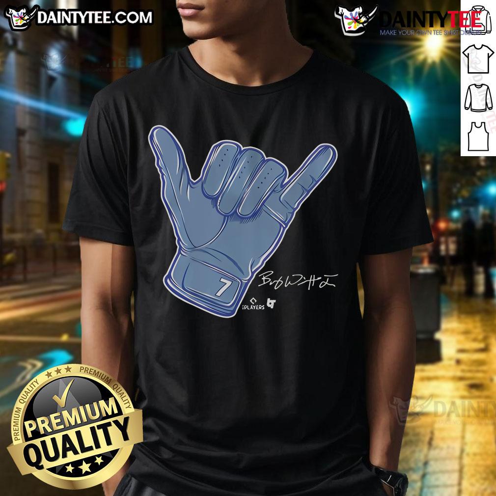 Nice Bobby Witt Jr Hang Loose T Shirt Nice Bobby Witt Jr Hang Loose T-Shirt featuring a vibrant design for baseball fans and casual wear enthusiasts.