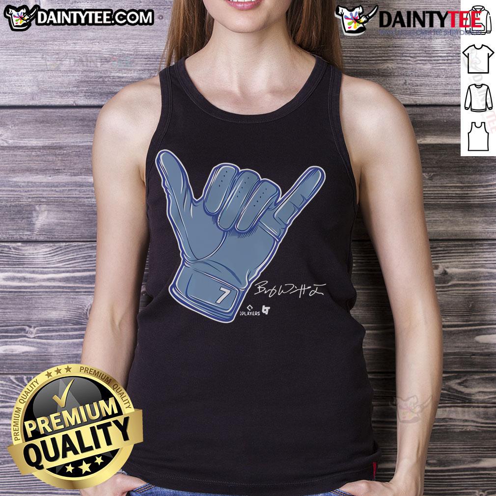 Nice Bobby Witt Jr Hang Loose Tank Top Nice Bobby Witt Jr. Hang Loose Tank Top featuring a vibrant design, perfect for casual summer outings and fan apparel.