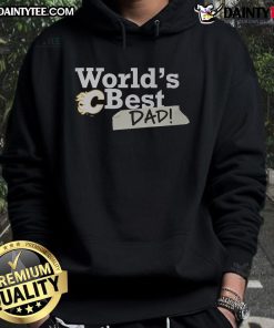 Alt Text: Nice Buffalo Sabres World's Best Dad Hoodie in blue, perfect gift for hockey-loving dads and fans.