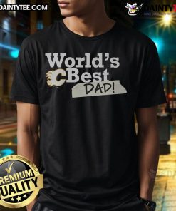 Alt Text: Nice Buffalo Sabres World's Best Dad T-Shirt featuring team colors and logo, perfect gift for sports-loving fathers.