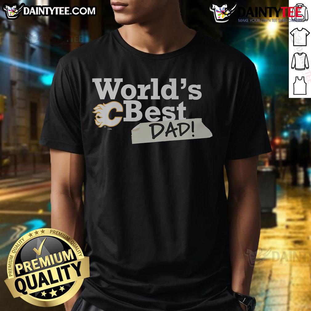 Nice Buffalo Sabres World'S Best Dad T Shirt Alt Text: Nice Buffalo Sabres World's Best Dad T-Shirt featuring team colors and logo, perfect gift for sports-loving fathers.