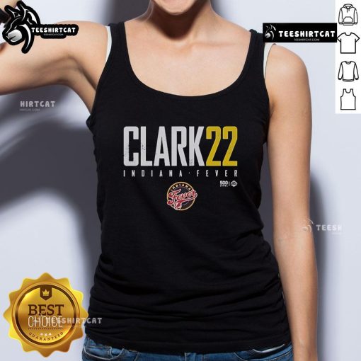Caitlin Clark Indiana Fever 500 Level Women's Elite Tank Top featuring vibrant design and team logo.