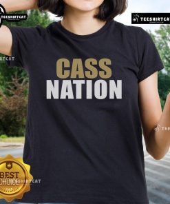 Nice Cass High School Nation Ladies Tee featuring a stylish design in school colors, perfect for fans and students.