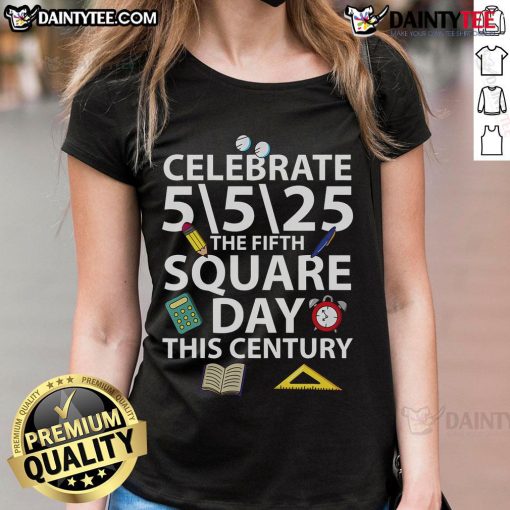Celebrate the Fifth Square Root Day this century with this stylish ladies tee featuring a unique design.