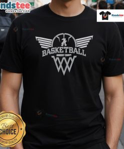 Nice Champion Basketball Amherst County T-Shirt featuring a sporty design, perfect for fans and athletes.