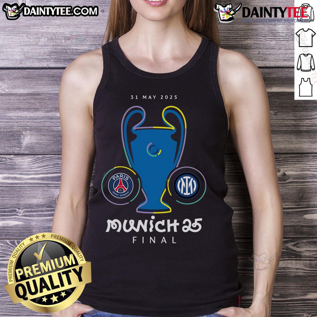 Nice Champions League Final Munich 25 Tank Top Nice Champions League Final Munich 25 tank top featuring vibrant design, perfect for football fans and stylish wear.