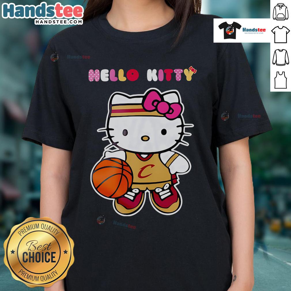 Nice Cleveland Cavaliers X Hello Kitty Game Night Ladies Tee Cleveland Cavaliers X Hello Kitty Game Night Ladies Tee featuring vibrant graphics and a stylish design for fans.