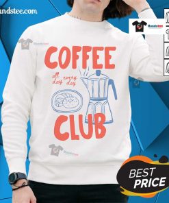 Cozy retro sweatshirt from Nice Coffee Club, perfect for all-day coffee lovers. Stylish and comfortable for everyday wear.