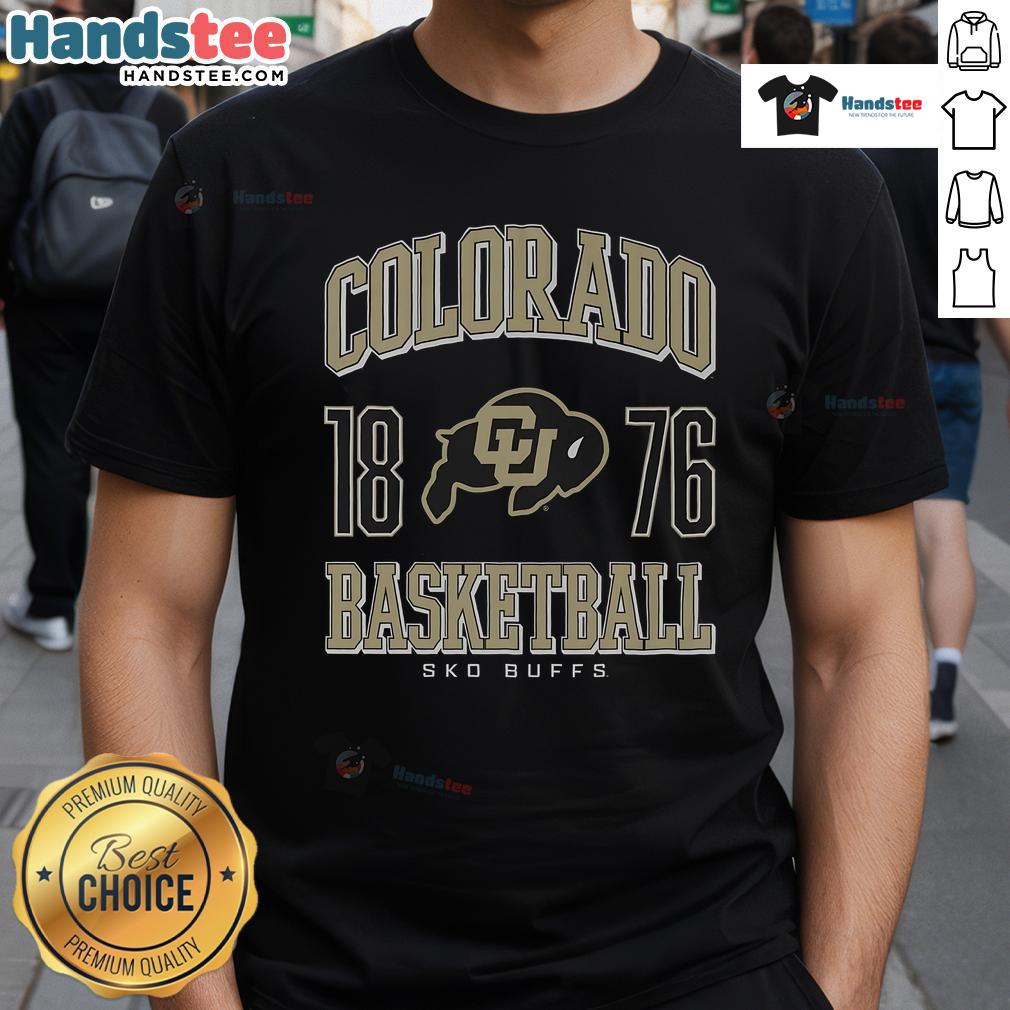 Nice Colorado Buffaloes Basketball T Shirt Nice Colorado Buffaloes Basketball T-Shirt featuring team colors and logo, perfect for fans and sports enthusiasts.