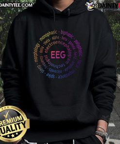 Colorful pediatric appreciation hoodie featuring EEG design, perfect for young patients and healthcare advocates.
