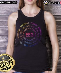 Colorful EEG Pediatric Appreciation Tank Top featuring playful design, perfect for kids and health awareness events.