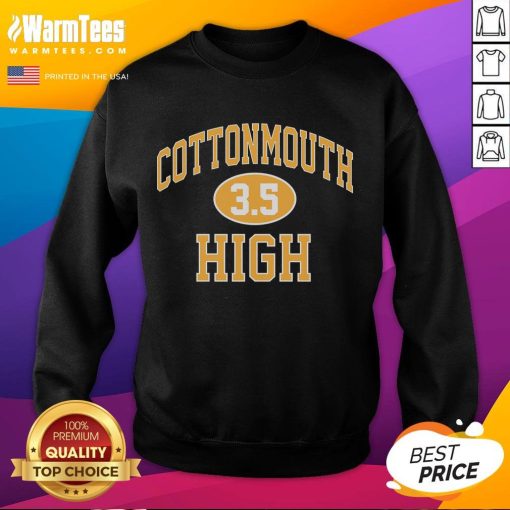 Nice Cottonmouth High sweatshirt in a stylish design, perfect for casual wear and showcasing school spirit.