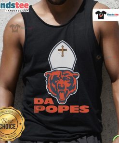 Nice Da Popes Chicago Bears football tank top, perfect for game day or casual wear, showcasing team spirit and style.
