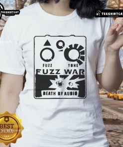 Stylish Nice Death By Audio Fuzz War Fuzz Tone ladies tee featuring vibrant design and comfortable fit.