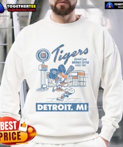 Nice Detroit Tigers Deli sweatshirt showcasing Detroit style since 1901, perfect for fans and comfort seekers.