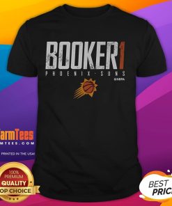 Nice Devin Booker Phoenix Suns T-Shirt featuring vibrant team colors and player graphics, perfect for fans and collectors.