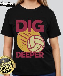 Nice Dig Deeper Ladies Tee in vibrant colors, showcasing a stylish and comfortable design for casual wear.