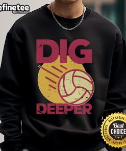 Cozy Nice Dig Deeper sweatshirt in soft fabric, perfect for casual wear and workouts, showcasing a trendy design.