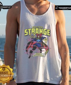 Stylish Doctor Strange tank top featuring vibrant artwork, perfect for Marvel fans and summer fashion.