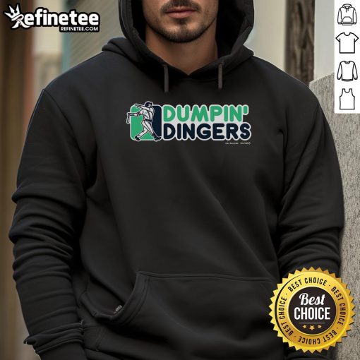 Cal Raleigh MLBPA hoodie featuring 'Nice Dumpin Dingers' design, perfect for baseball fans and stylish casual wear.