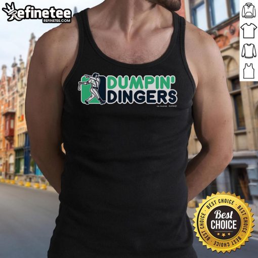 Stylish Nice Dumpin Dingers Cal Raleigh MLBPA tank top featuring bold graphics for baseball fans.