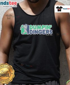 Cal Raleigh tank top featuring 'Nice Dumpin Dingers' graphic, perfect for baseball fans and summer style.