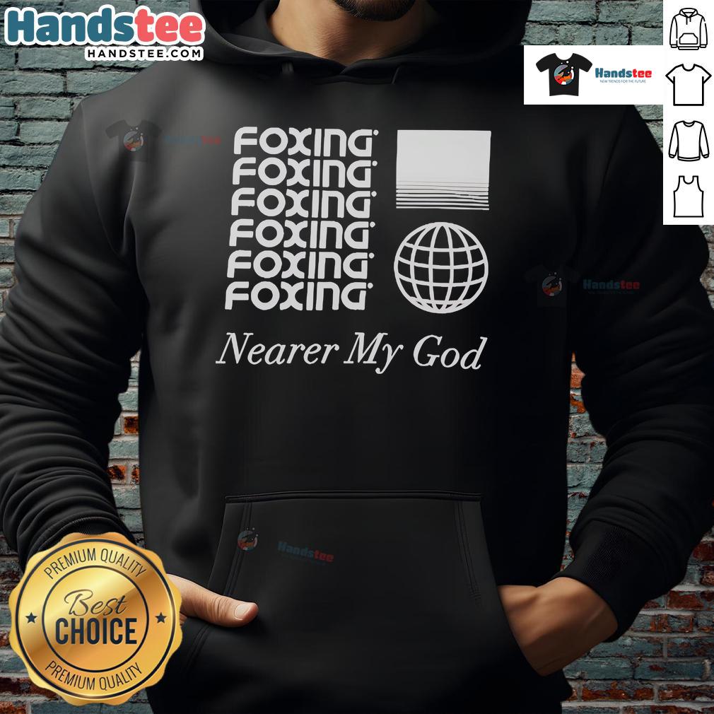 Nice Foxing Nearer My God Globe Hoodie Cozy Nice Foxing Nearer My God hoodie featuring a vibrant globe design, perfect for casual wear and nature lovers.