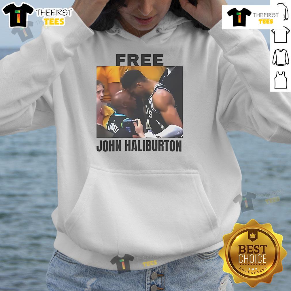 Nice Free John Haliburton Hoodie Stylish Nice Free John Haliburton hoodie in vibrant colors, perfect for casual wear and fashion lovers.