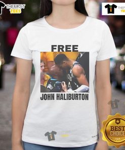 Nice Free John Haliburton Ladies Tee featuring a stylish design and comfortable fit, perfect for casual wear.