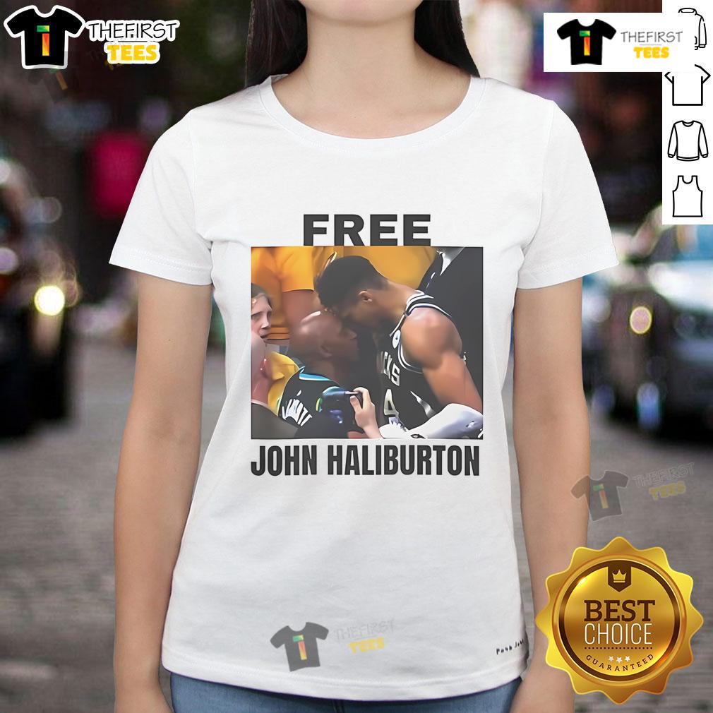 Nice Free John Haliburton Ladies Tee Nice Free John Haliburton Ladies Tee featuring a stylish design and comfortable fit, perfect for casual wear.