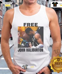 Stylish Nice Free John Haliburton tank top in vibrant colors, perfect for summer fashion and casual wear.